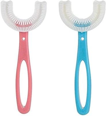 China Wholesale disposable baby toothbrush for kids u form 360 kids toothbrush for sale