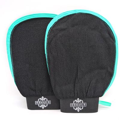 China Washable 100% Viscose Bath Scrub Exfoliating Glove Exfoliating Body Glove for sale