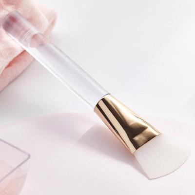 China Angular Blush Private Label Silicone Face Mask Brush Face Mask Applicator For Clay Mask for sale
