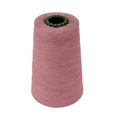 China Anti-bacteria China factory hot wholesale light pink fluffy polyester yarn used for knitting or weaving for sale