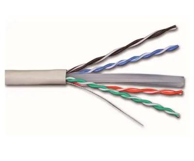 China 23AWG Copper Conductor Cat6 SFTP Cable PVC Jacket for 10Gbps High-Speed Data Transmission for sale