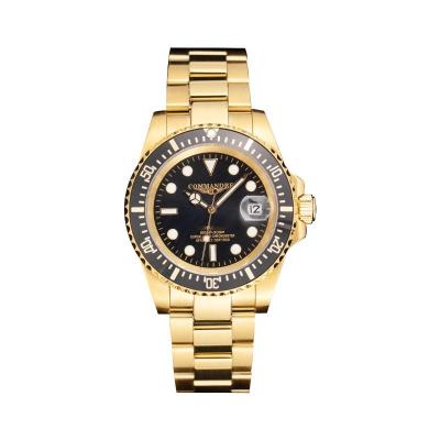 China Dropship Automatic Date High End Mens Watches Dropship Black Dial Belt Watch With Clean Logo Mechanical Custom Automatic Box for sale
