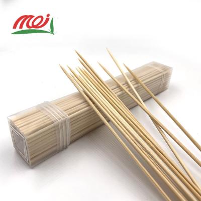 China China Cheap Disposable Made Easily Cleaned Round Grill Used Natural Thin Bamboo Skewer for sale