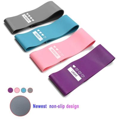 Chine Les bandes d'exercice de résistance de bout droit de latex tirent vers le haut la boucle 60×50×1.2cm de forme physique de glissement d'aide non à vendre