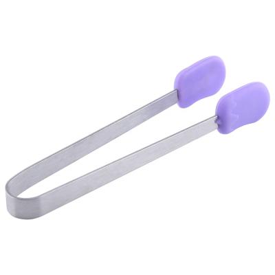 China Mini Appetizers Mini Appetizers Serving Tongs 5 inch Viable Small Sugar Cube Ice Tongs for sale