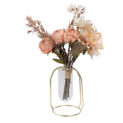 China Modern Artificial Flower CF01002 Dahlia Cheap Wedding Centerpieces Christmas Bouquet Picks for sale