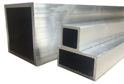 China High Strength Aluminium Square Pipe / Lightweight 6061 Aluminum Square Bar for sale