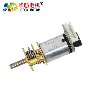 Китай Mini Micro Metal Gear Motor GM12-N20VA with encoder DC Motor for Robot Wheel DIY Toys smart lock продается