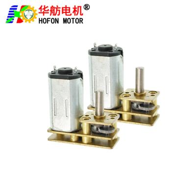 Китай Hofon Motor GM1024-N30VA 3V 5V 6V 12V DC reduction Metal Gear Motor For Smart Lock продается
