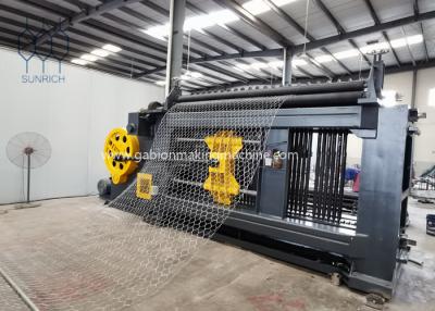 Chine Machine 2m de tissage faite sur commande de Gabion de largeur au fil d'acier de 66x80mm 2.0mm à vendre