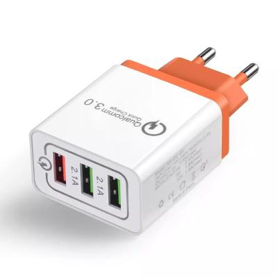 China High Quality High Speed Quick Charging Type C Palladium 18w USB Wall US Plug Travel Wall Charger Mobile Charger QC 3.0 for sale