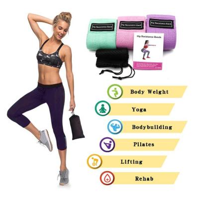 China Stretchable Pilates Rubber Band / Non Slip Resistance Bands With Good Elasticity for sale