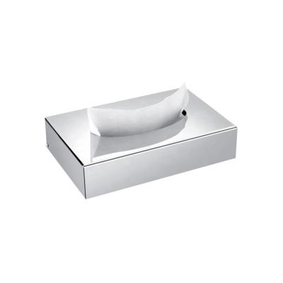 China High Quality Stainless Steel Minimalist Small Size Household Tissue Box Table Napkin Box With Mirror Surface For Hotel Restaurant Home Te koop