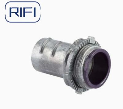 China 3/8 To 1 Inch Flexible Conduit Fittings Zinc Die Cast Screw - in Connector for sale