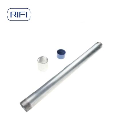 China 1mm 1.2mm Gi Welded Steel Tube / Pipe And Hot DIP Galvanized Steel Conduit Pipe For Building for sale