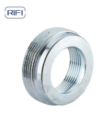 China Reducing Bushing Steel Threaded Type Zinc Electroplated Steel IMC / Rigid Conduit Reducer Fitting for sale