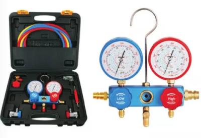 China Auto AC Tool 1234YF environmental protection plastic box Gauge set 2196 pipe pressure 800PSI-4000PSII for sale