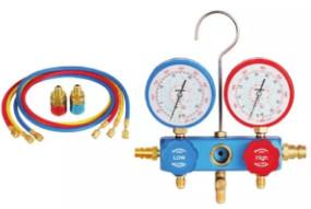 China Auto AC Tool 1234YF environmental protection plastic box Gauge set 2196 pipe pressure 800PSI-4000PS for sale