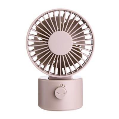 China Household Mini Portable USB Fan Double Leaf Side Head Shake Small Two Speed Summer Sleep Table Fan Air Conditioning Cooler Desktop Fan for sale
