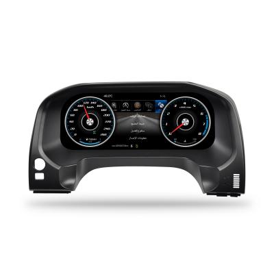 China Lu Driving Parameter 12.3 Inch LCD Car Tachometer Android Dashboard Car Gps Auto Tachometer For Toyota Prado 2010-2019 for sale