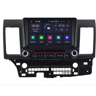 China Support Car DVR 8 Inch Support MP5 (Optional) Car GPS Navigation Media Player Android 9.0 For MITSUBISHI LANCER 2006-2013 for sale