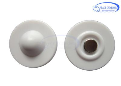 China 1.2 - 2.4m Detection Range RF Hard Tag Small Round For Retail Security System PG103 for sale