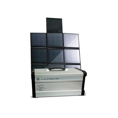 China Type C 2000 times charging and discharging built-in lithium battery solar generator with longer life for sale