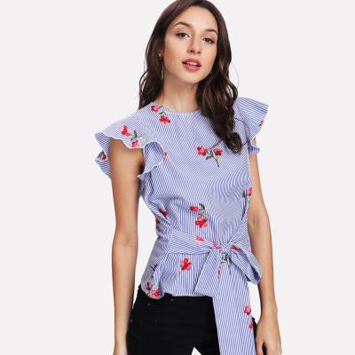 China Blusa bordada verão das mulheres das senhoras da roupa à venda