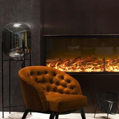 China 1500W Recessed Electric Fireplace TV Cabinet Decorative 110V-220V for sale