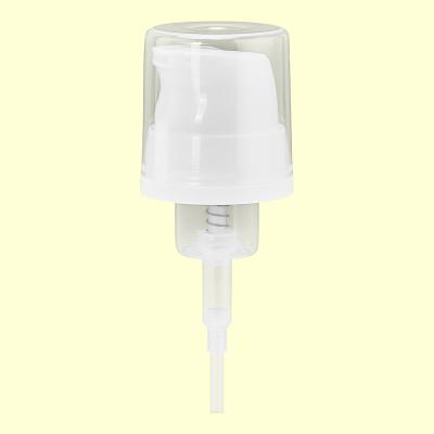 China Screw On 30-410 Closure Type Hand Care Made of PET Material White with Transparent overcap en venta