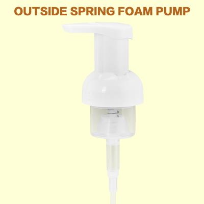 China 304/316 Stainless Steel Spring Foam Pump 0.8CC 1.2 CC Output For Pet Silicone Sealed Foam Dispensing Te koop