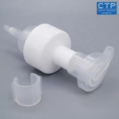 China Dispensador antiderrapante de la bomba blanca para loción de manos con resorte exterior en venta