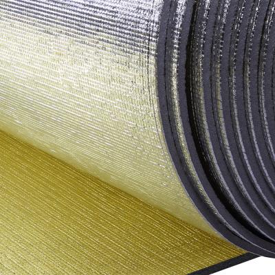 China XPE doble aluminio de celda cerrada de polietileno espuma bajo el techo de polietileno material de aislamiento de techo en venta