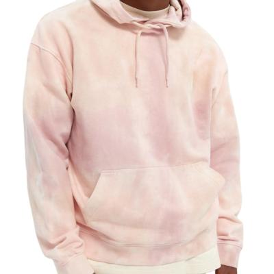 China Anti-Wrinkle Customize Graphic Printing Logo Printing Logo Tie-Dyed Men's Hoodies and Sweatshirt Pure Organic Cotton for sale