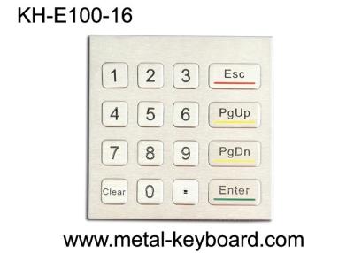Chine pavé numérique principal d'acier inoxydable du clavier numérique 16 imperméables rocailleux du contrôle d'accès 10mA à vendre
