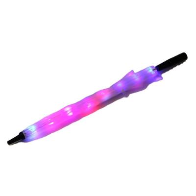 China All In 1 Light Transparent LED Umbrella For Environmental Gift Shining Glowing Umbrellas Party Activity Props Long Handle Umbrellas for sale