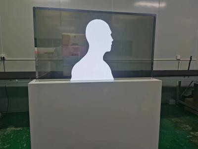 중국 55인치 투명한 OLED 모니터 기계식 엘리베이터 프리미엄 느낌 터치 패널 판매용