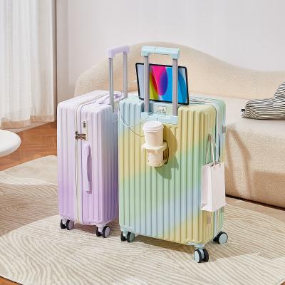 China 1901Rainbow colored luggage for sale