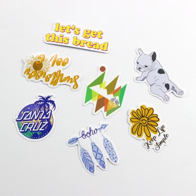 China Wholesale Custom Cute Cartoon Self Adhesive PVC Vinyl Stickers Formed UV Printing Die Cut Labels Waterproof for sale