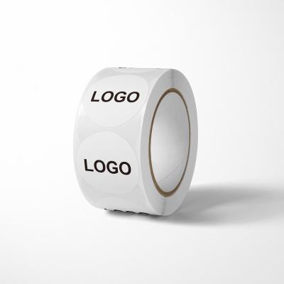 China Waterproof For Vinyl PVC Sticker Label Packaging Printing Waterproof LOGO Custom Roll Circle Label Gold for sale