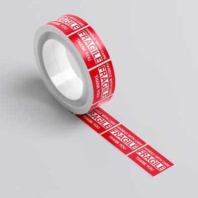 China Waterproof Fragile - Label With Caution Sticker Amazon FBA Custom Fragile Warning Shipping Label for sale