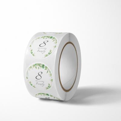 China High Quality Waterproof Custom Factory Personalized Decorative Self Adhesive Round Label Sticker Paper Printing for sale