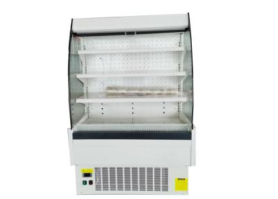 China Gancho agarrador Semi-vertical de la Multi-cubierta R290 y ir refrigerador con la cortina de la noche en venta