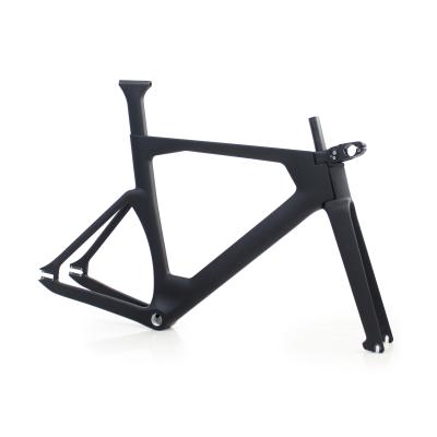 China MIRACLE BIKES Fixed Carbon Speed Bike Carbon Track Frame TR018 54 - 58cm for sale