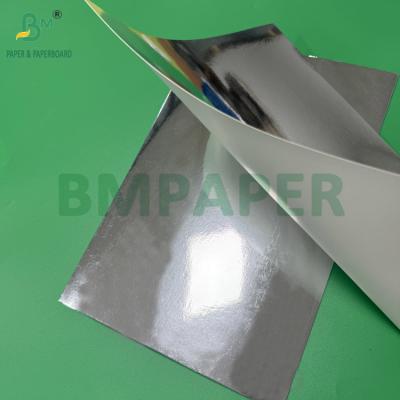 China 425g Metallic Silver Cardboard Sheets For Making Toothpaste Cases for sale