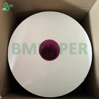 China 24 gsm 28 gsm Cusom Printed Food Grade Paper Roll 29 mm voor stroembedekking Te koop