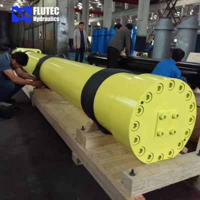 China Het duwen van op maat gemaakte hydraulische cilinders voor hydraulische baler hydraulische accessoires Te koop