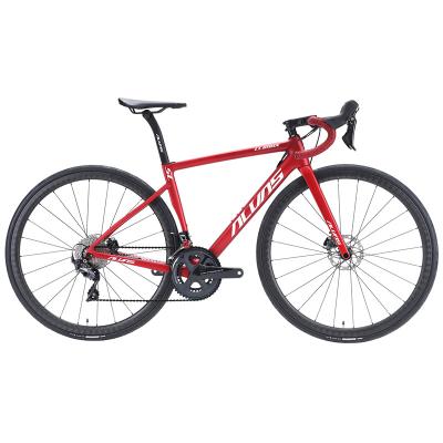 China Carbon Fiber ALVAS SCR All Carbon Fiber Body Road Bicycle R8000 Speed Groupset Oil Pressure Disc Brake 22 Speed Variable Bike for sale