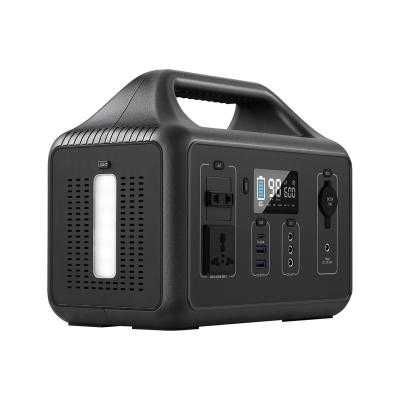 China Wireless Charging Power Bank 600W Small Portable Outdoor Power Supply for sale