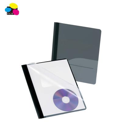 China Recyclable Plastic Hot Sale PP A4 Clip Pocket Folder Good Capacity Report Cover Folder Three Stone Color PP for sale